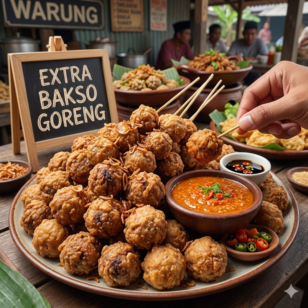 Extra Bakso Goreng – Warmindo Abang Adek